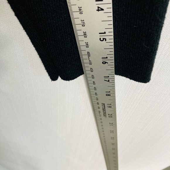 Cynthia Rowley Womens Fleece Jacket Hooded Sz Medium Black Snap Zip Closure - Picture 11 of 12